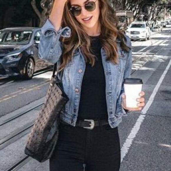 Vintage Jou Jou Jean Jacket Size Large Made in the USA - Picture 2 of 8